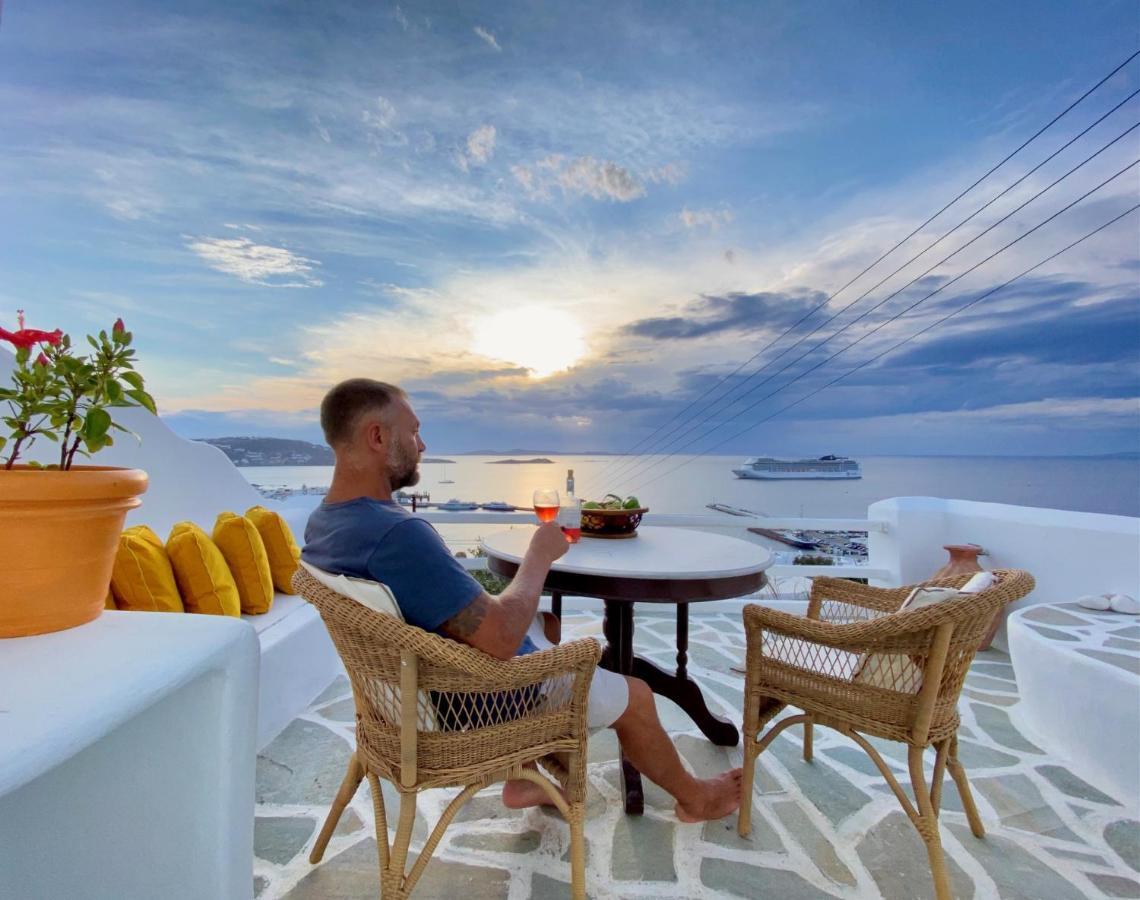 Apartamento Anemones Sea View Mykonos Town Exterior foto