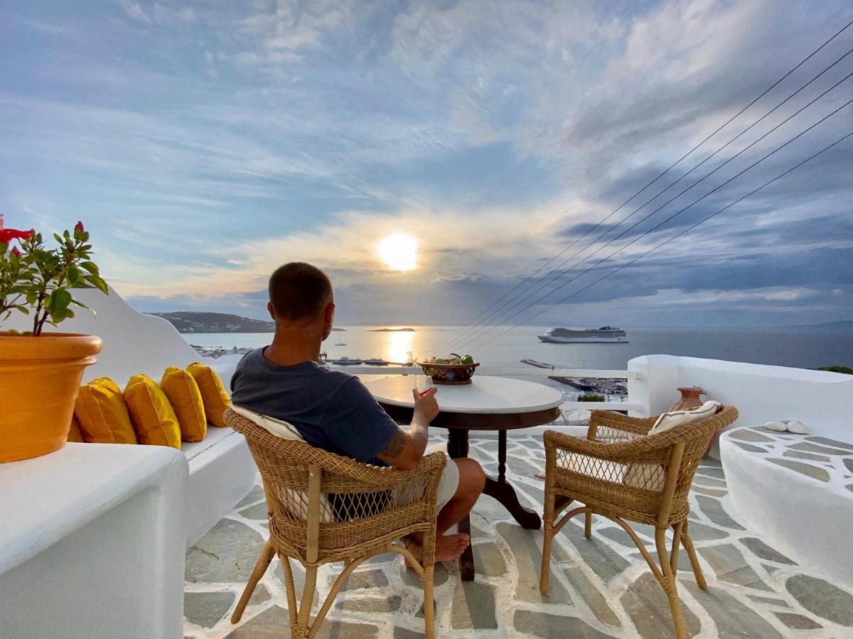 Apartamento Anemones Sea View Mykonos Town Exterior foto