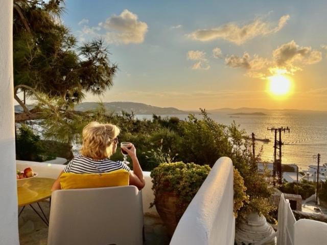 Apartamento Anemones Sea View Mykonos Town Exterior foto